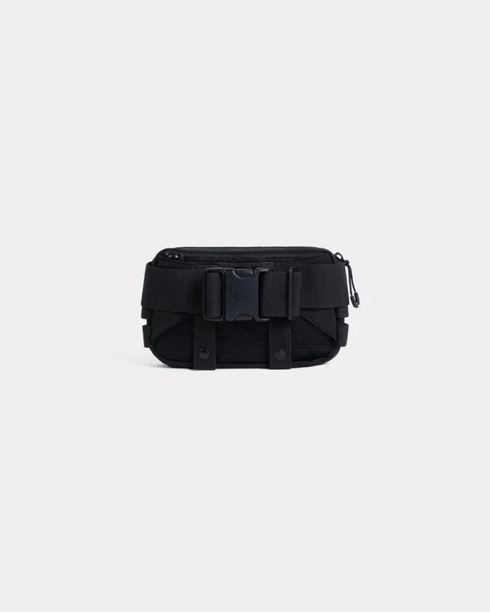 Men 039KENZO Jungle039 Belt Bag In Nylon Black Kenzo Bags