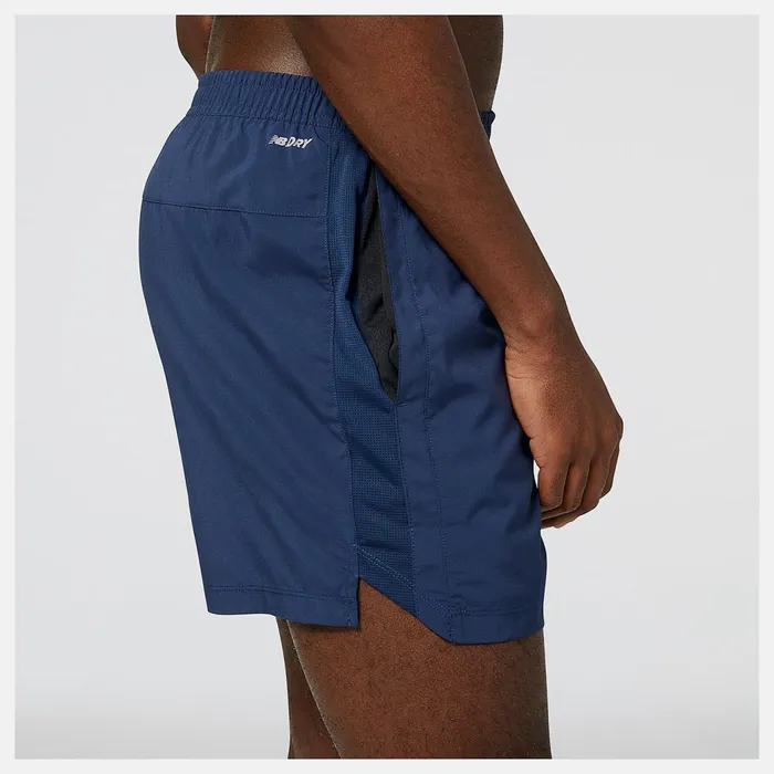 Men Accelerate 5 Inch Short Natural Indigo New Balance Shorts