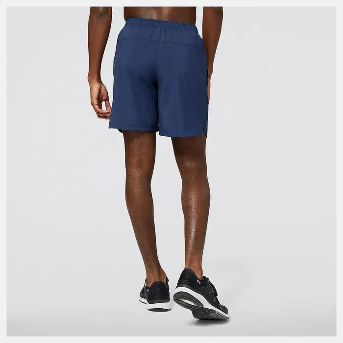 Men Accelerate 7 Inch Short Natural Indigo New Balance Shorts