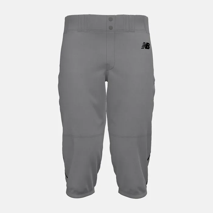 Men Adversary 2 Baseball Piped Knicker Athletic Grey With Black New Balance Pants