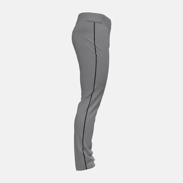 Men Adversary 2 Baseball Piped Pant Tapered Grey With Black New Balance Pants Men Adversary 2 Baseball Piped Pant Tapered Grey With Black New Balance Pants