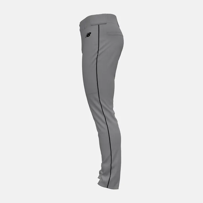 Men Adversary 2 Baseball Piped Pant Tapered Grey With Black New Balance Pants Men Adversary 2 Baseball Piped Pant Tapered Grey With Black New Balance Pants