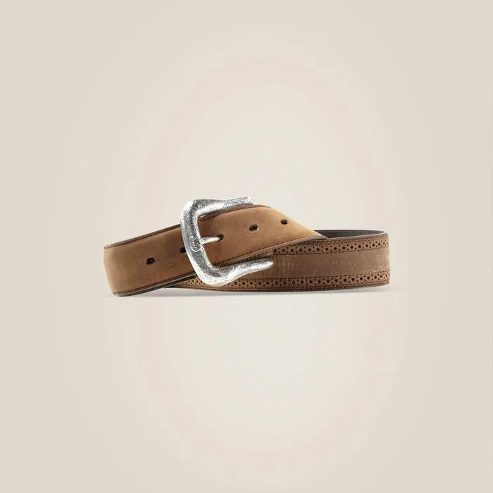 Men Belts Ariat Small Hole Trim Belt Brown