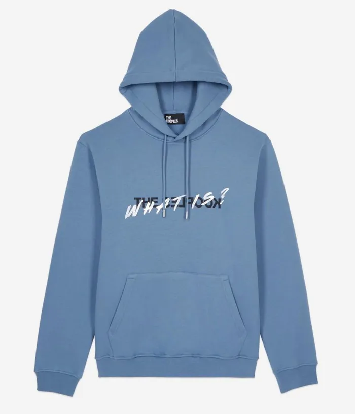 Men Blue What Is Hoodie THE KOOPLES Knits and Tees
