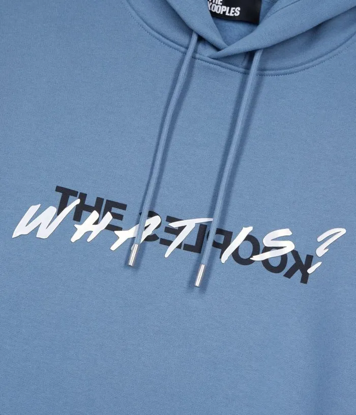 Men Blue What Is Hoodie THE KOOPLES Knits and Tees