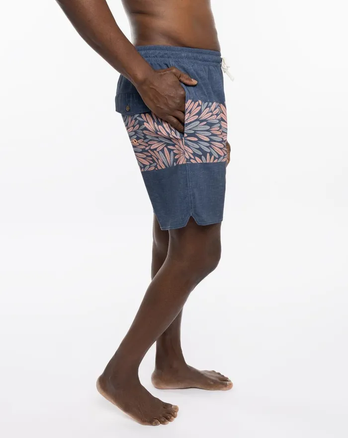 Men Boardshorts TravisMathew MERION BOARDSHORT Heather Dress Blues