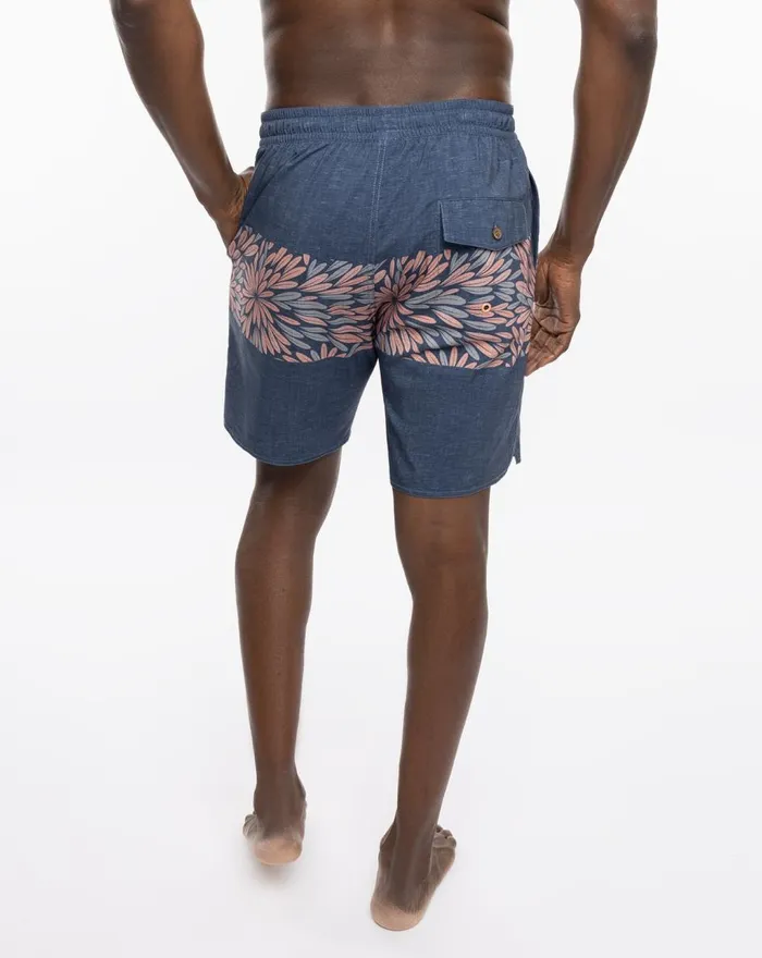 Men Boardshorts TravisMathew MERION BOARDSHORT Heather Dress Blues