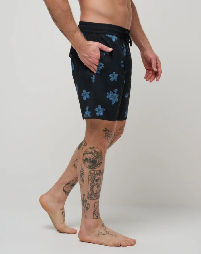 Men Boardshorts TravisMathew PINEAPPLE TIME BOARDSHORT Black