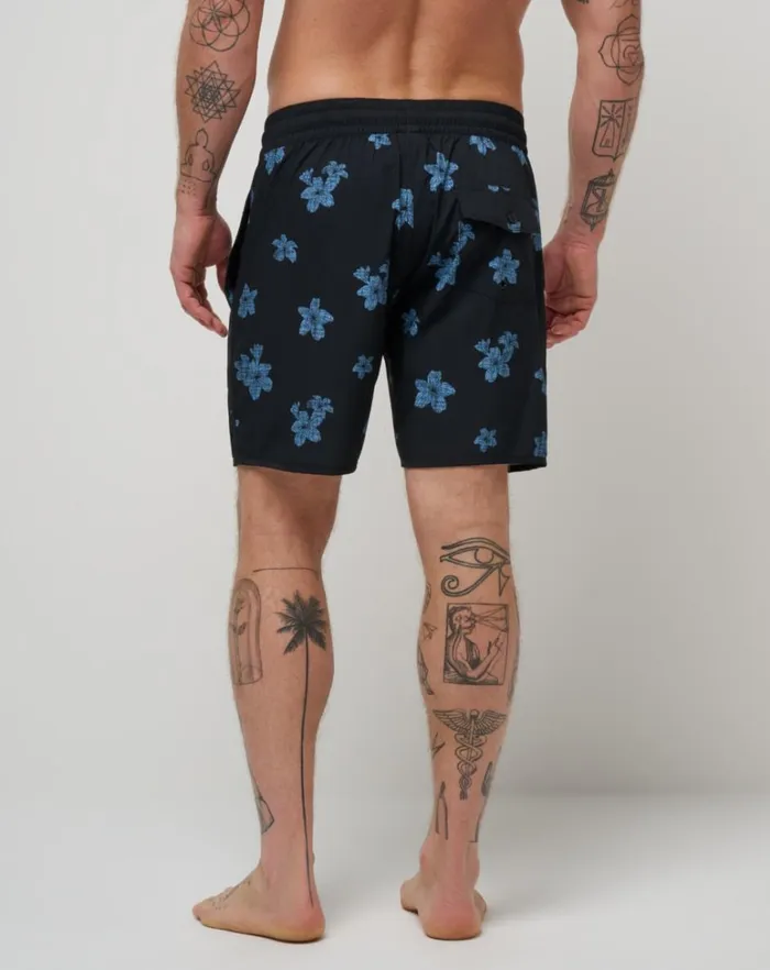 Men Boardshorts TravisMathew PINEAPPLE TIME BOARDSHORT Black