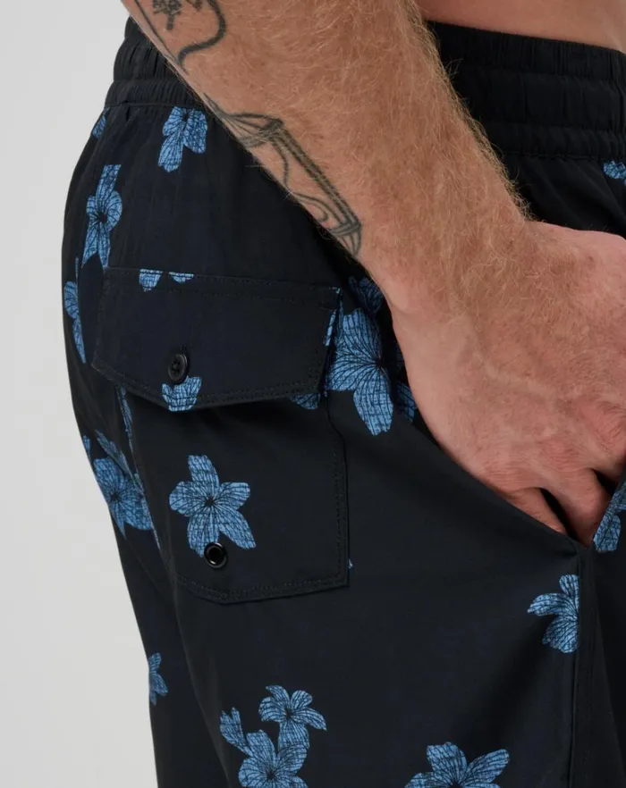 Men Boardshorts TravisMathew PINEAPPLE TIME BOARDSHORT Black