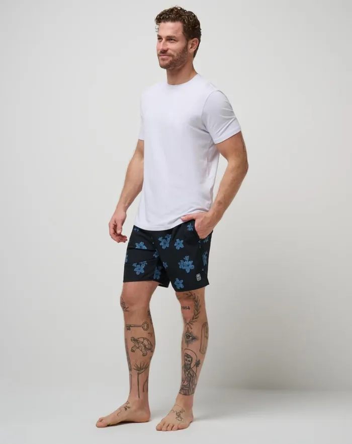 Men Boardshorts TravisMathew PINEAPPLE TIME BOARDSHORT Black