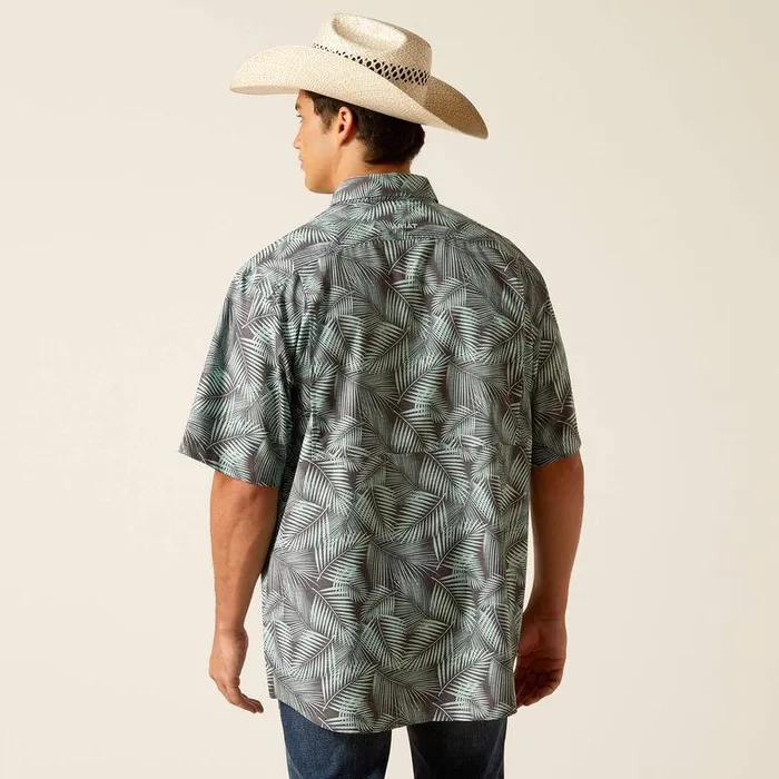 Men Button Down Shirts Ariat VentTEK Classic Fit Shirt Ebony Grey Men Button Down Shirts Ariat VentTEK Classic Fit Shirt Ebony Grey