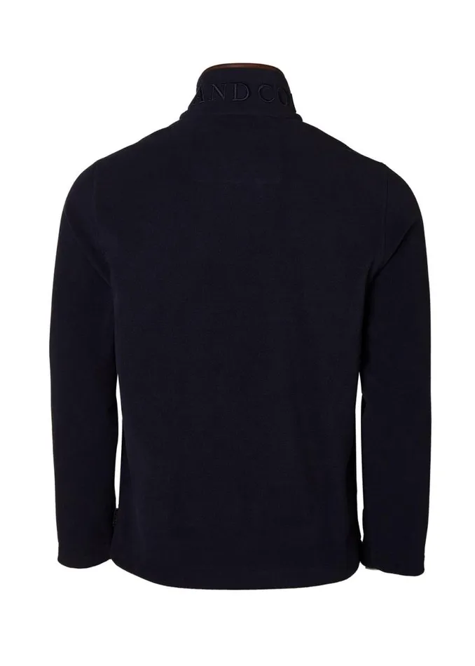 Men Country Fleece Jacket Ink Navy Holland Cooper Fleeces