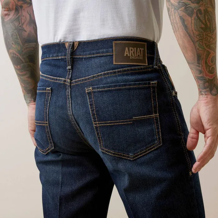 Men Denim Ariat M1 Vintage Hansen Straight Jean Clayton Men Denim Ariat M1 Vintage Hansen Straight Jean Clayton