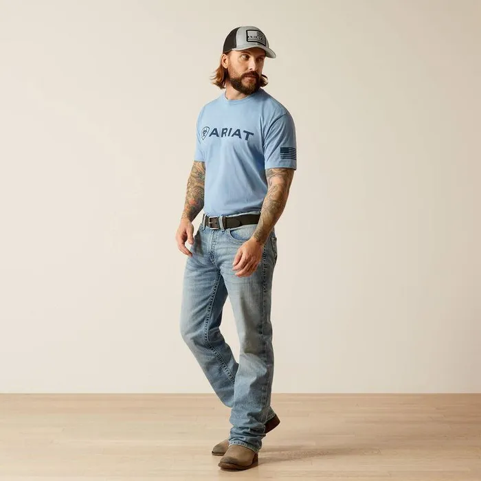 Men Denim Ariat M4 Relaxed Apollo Boot Cut Jeans Orleans