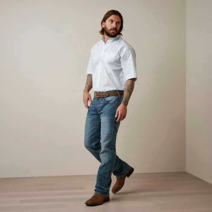 Men Denim Ariat M5 Straight Hansen Straight Jean Tulsa Men Denim Ariat M5 Straight Hansen Straight Jean Tulsa