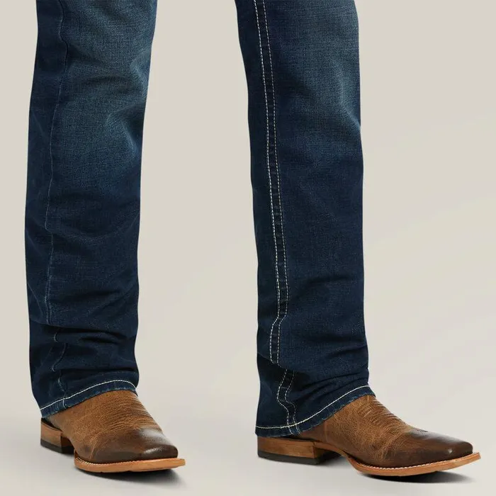 Men Denim Ariat M5 Straight Stretch Remming Stackable Straight Leg Jean Ford