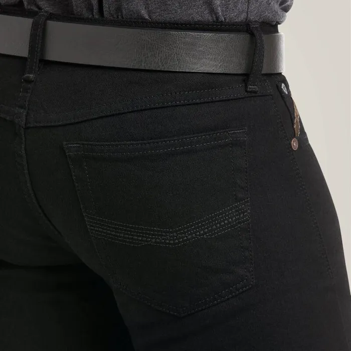 Men Denim Ariat M7 Slim Legacy Straight Jean Black