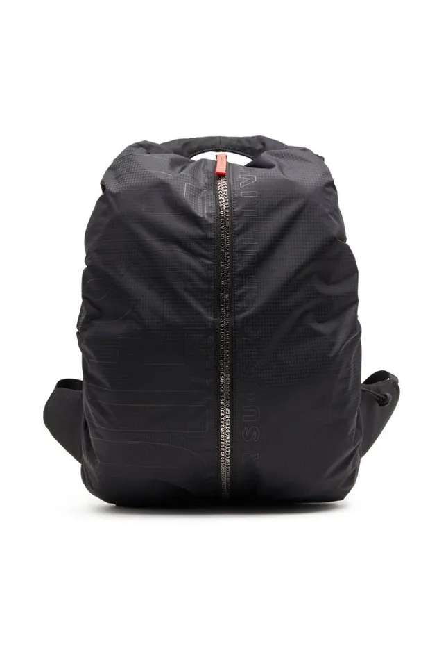 Men Diesel Backpacks ZIPD BACKPACK X Black