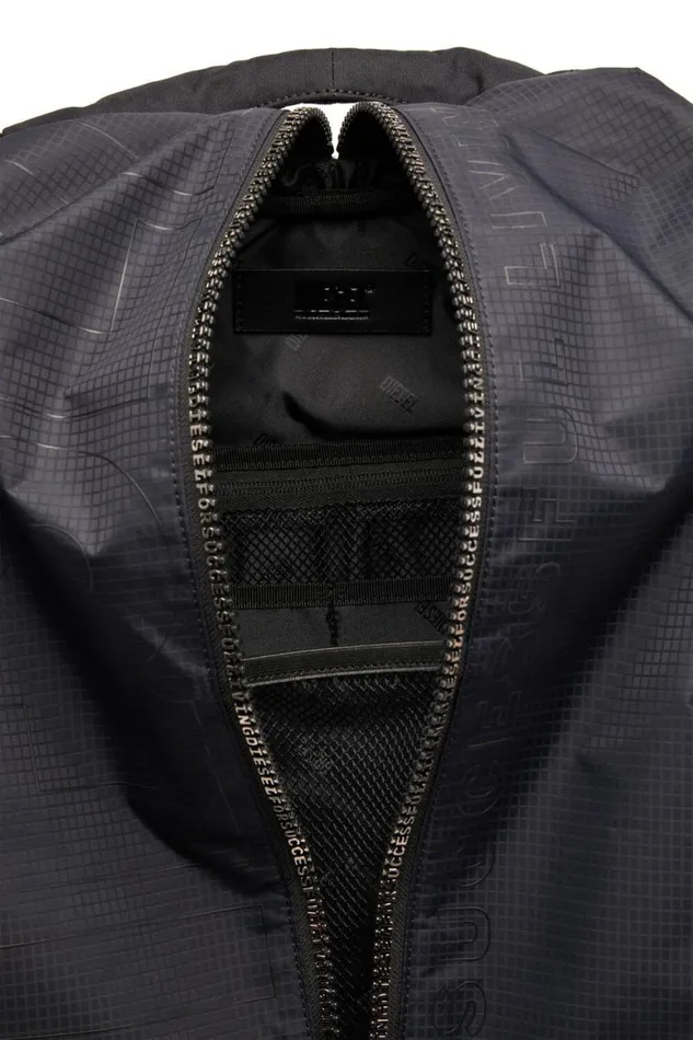 Men Diesel Backpacks ZIPD BACKPACK X Black Men Diesel Backpacks ZIPD BACKPACK X Black