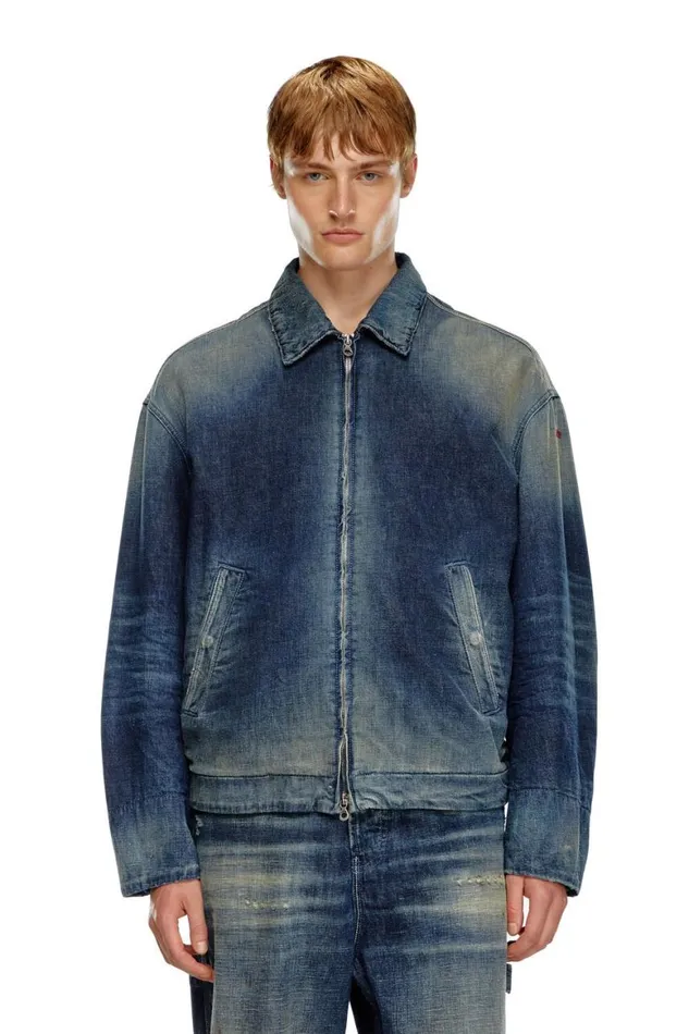 Men Diesel Jackets DSTACK Dark Blue