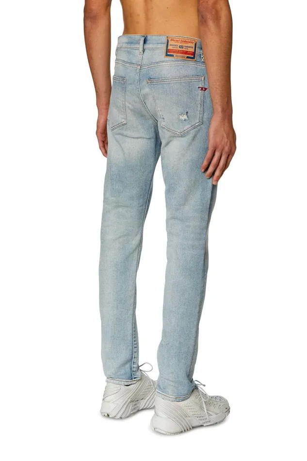 Men Diesel Jeans Slim Jeans 2019 DStrukt E9B40 Light Blue