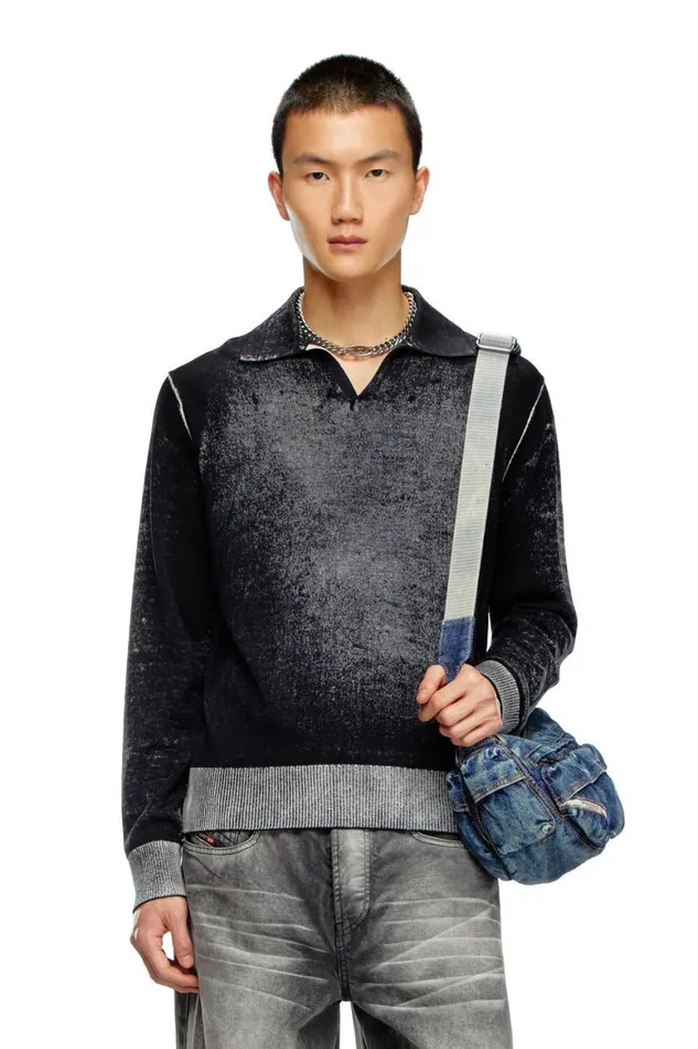 Men Diesel Knitwear KLORENZO Black Men Diesel Knitwear KLORENZO Black