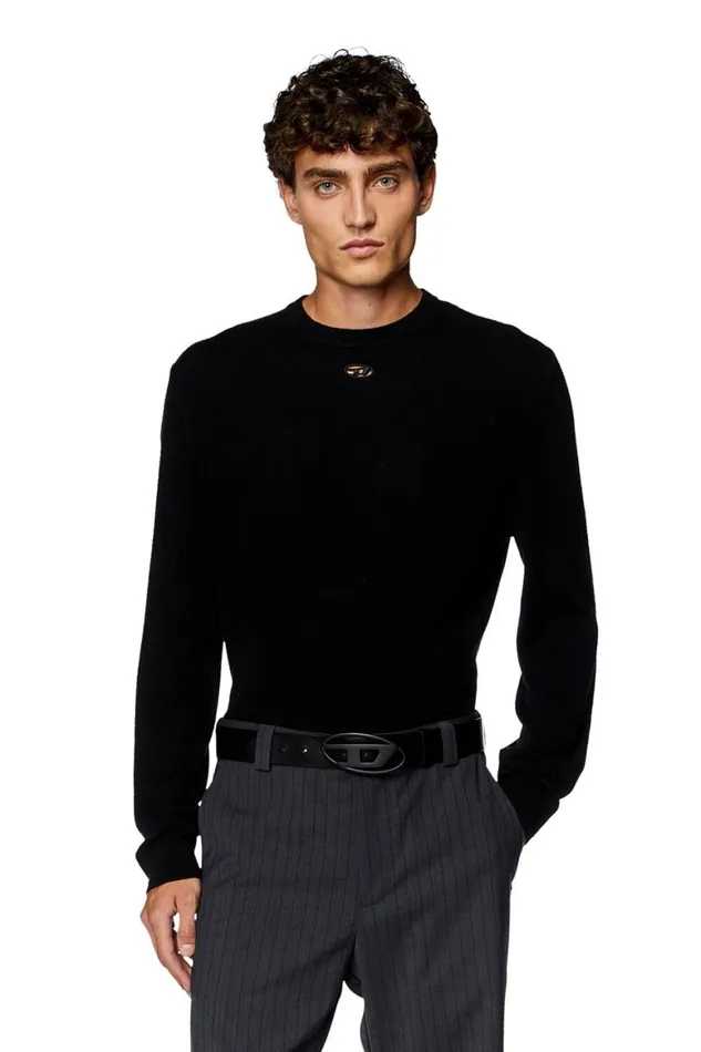 Men Diesel Knitwear KVIERI Black