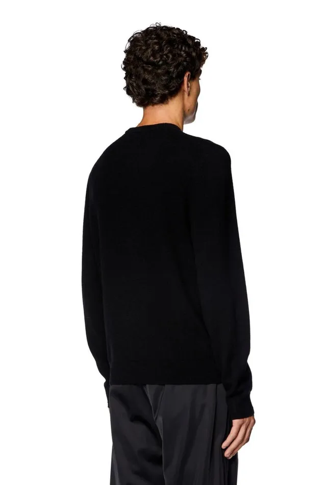 Men Diesel Knitwear KVIERI Black