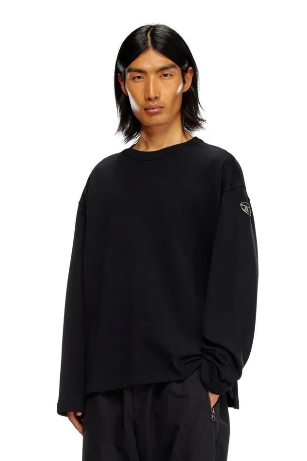 Men Diesel Sweatshirts and Hoodies SMACSISOD Black Men Diesel Sweatshirts and Hoodies SMACSISOD Black