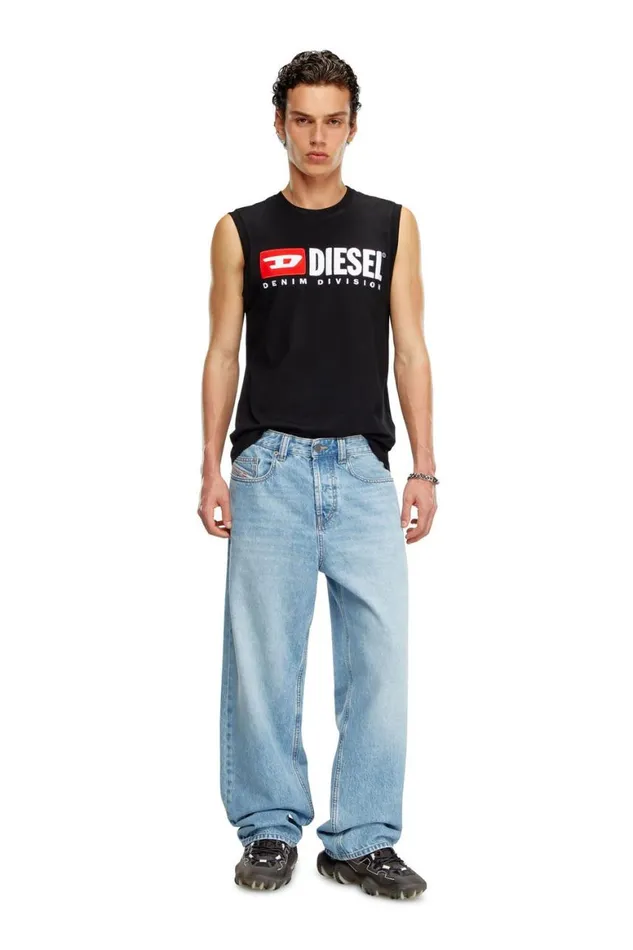 Men Diesel TShirts and Polos TISCODIV Black