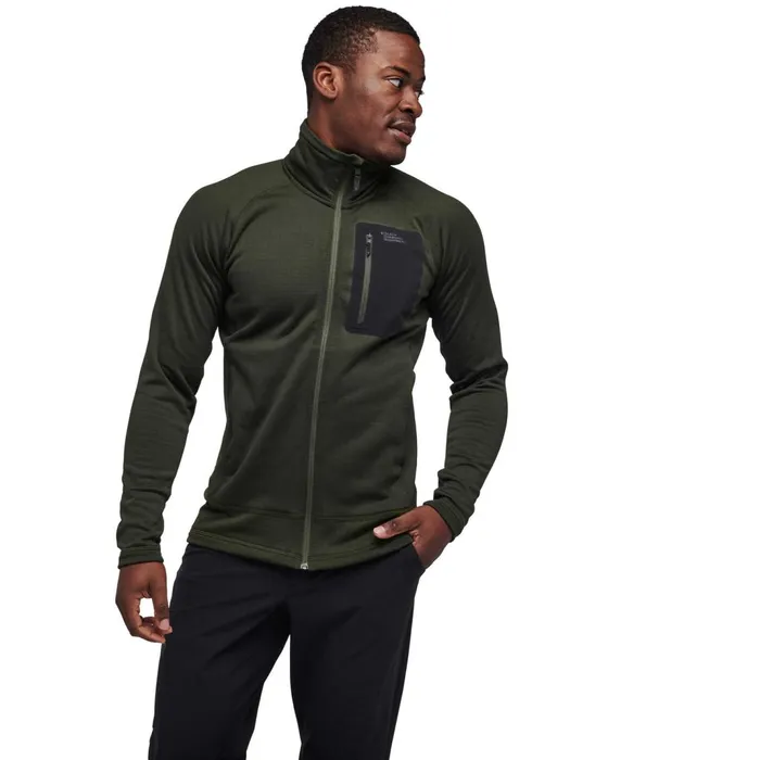 Men Fleece Black Diamond Factor Jacket