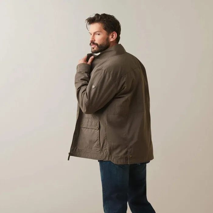 Men Jackets and Vests Ariat Calumet Field Jacket Banyan Bark