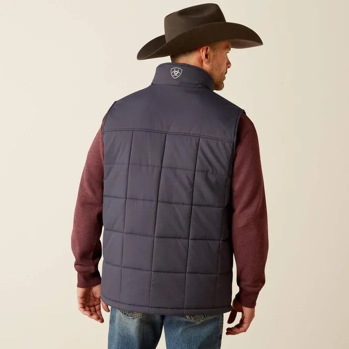 Men Jackets and Vests Ariat Crius Insulated Vest Odyssey Grey Men Jackets and Vests Ariat Crius Insulated Vest Odyssey Grey