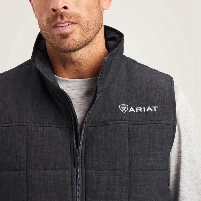 Men Jackets and Vests Ariat Crius Insulated Vest Phantom
