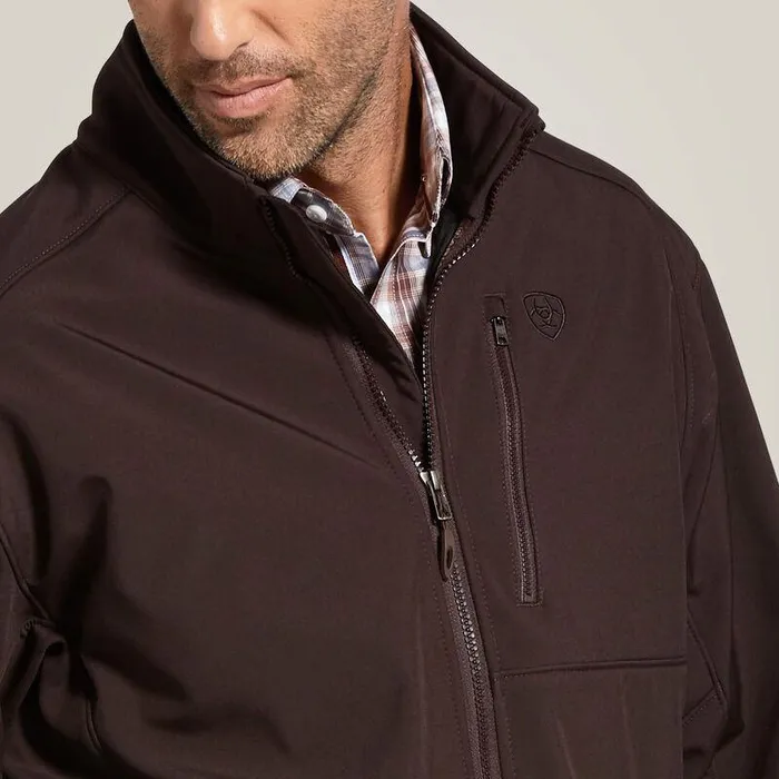 Men Jackets and Vests Ariat Logo 20 Patriot Softshell Water Resistant Jacket Coffeebean Men Jackets and Vests Ariat Logo 20 Patriot Softshell Water Resistant Jacket Coffeebean