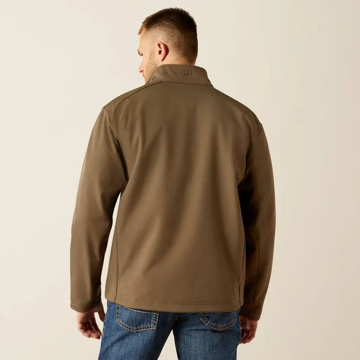 Men Jackets and Vests Ariat Logo 20 Softshell Jacket Crocodile Heather Men Jackets and Vests Ariat Logo 20 Softshell Jacket Crocodile Heather