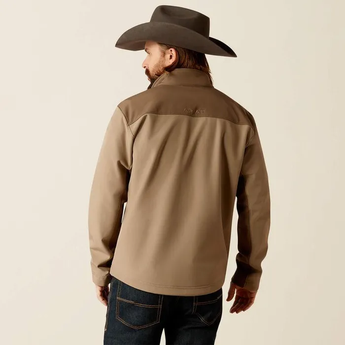 Men Jackets and Vests Ariat Wyatt Softshell Jacket Brindlemajor Brown Men Jackets and Vests Ariat Wyatt Softshell Jacket Brindlemajor Brown