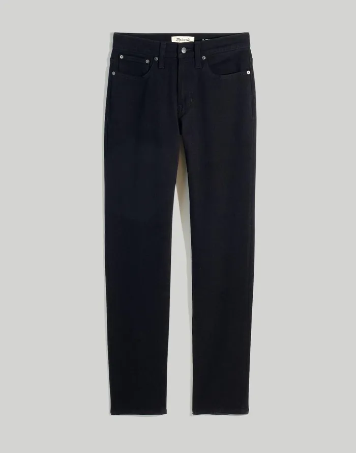 Men Jeans Madewell Athletic Slim Jeans Black