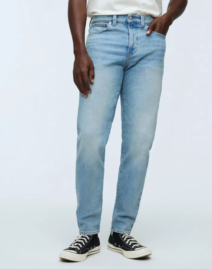 Men Jeans Madewell Relaxed Taper Jeans Lockhart Wash
