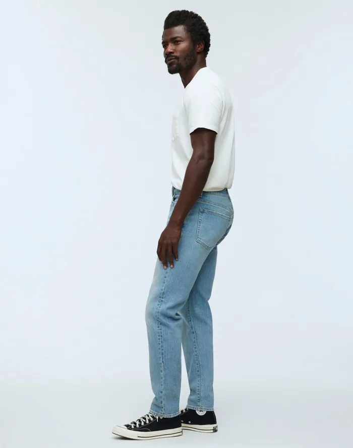 Men Jeans Madewell Relaxed Taper Jeans Lockhart Wash