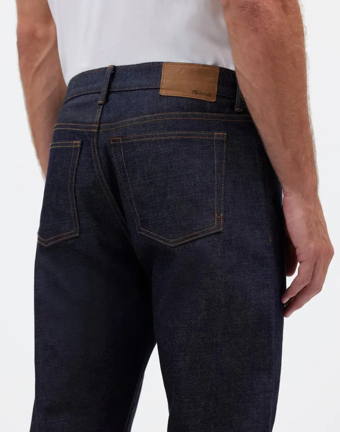 Men Jeans Madewell The 1991 StraightLeg Jean In Raw Selvedge Raw Selvedge