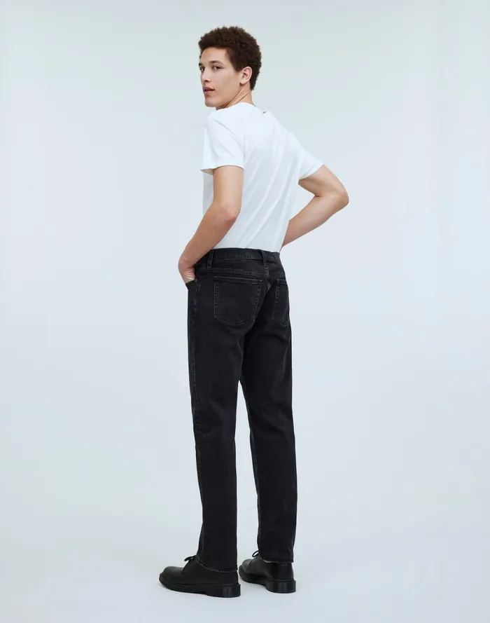 Men Jeans Madewell The Athletic 1991 StraightLeg Jean Hanlock Wash
