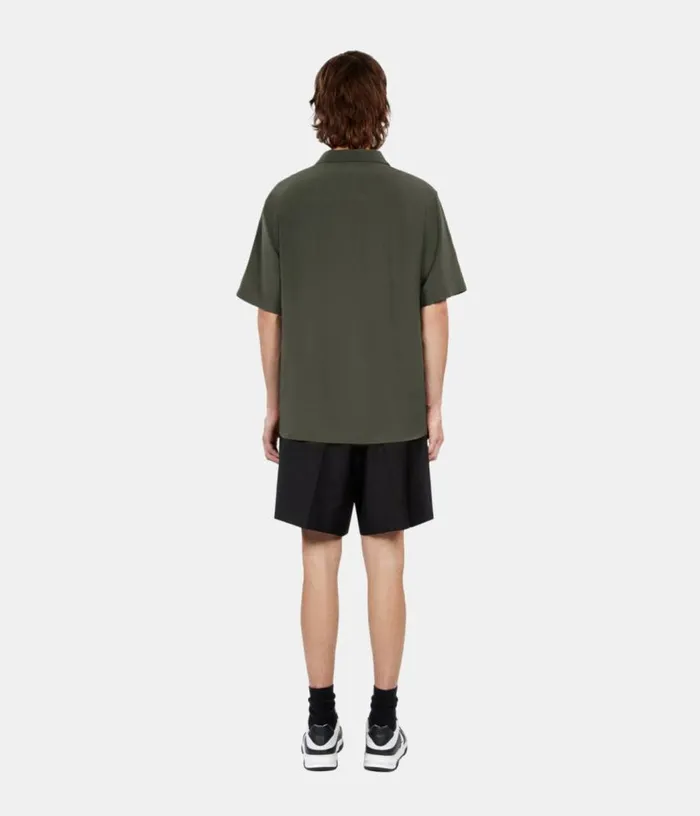 Men Khaki Shortsleeved Shirt THE KOOPLES Shirts