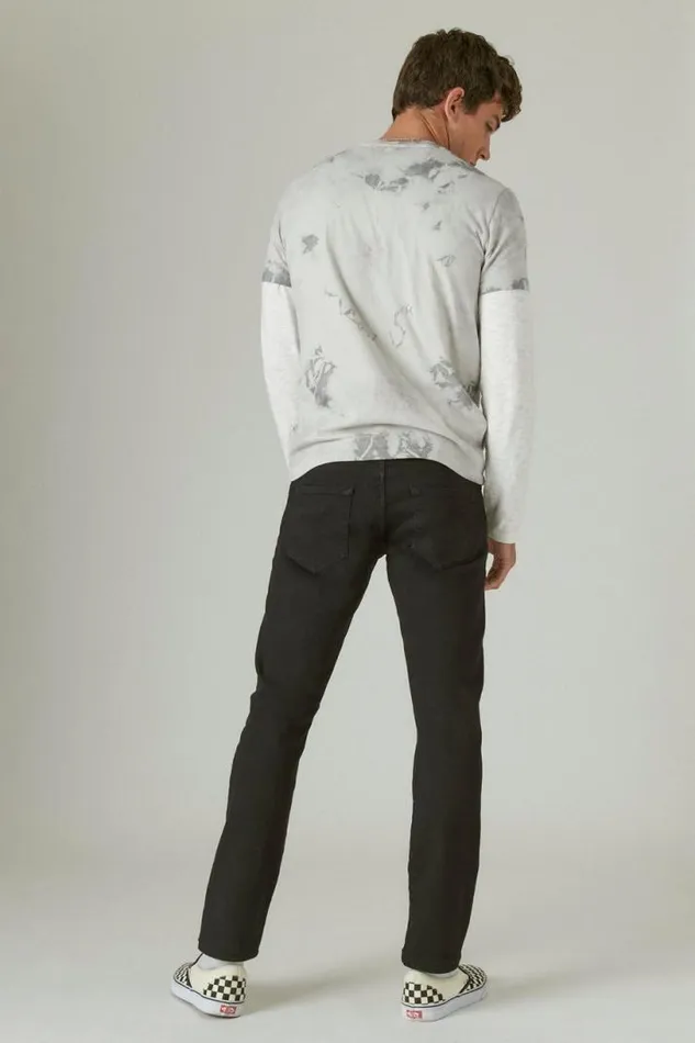 Men Lucky Brand Jeans 110 Slim Advanced Stretch Jean Black Rinse