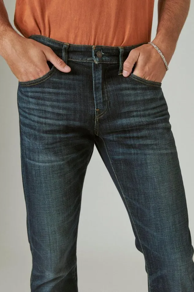 Men Lucky Brand Jeans 110 Slim Coolmax Stretch Jean Leon Park