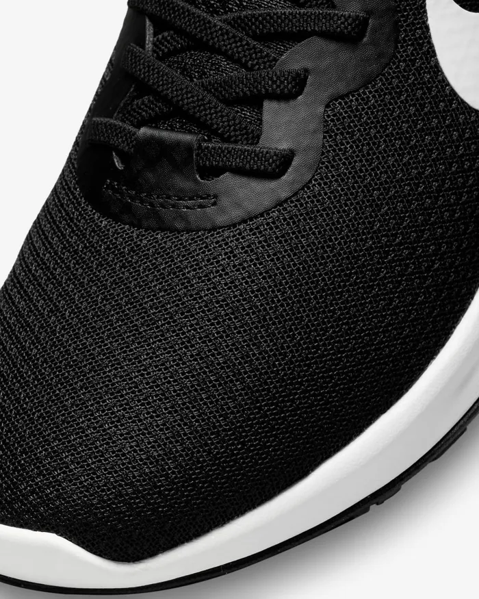 Men Nike All Shoes Revolution 6 FlyEase Blackiron Greywhite