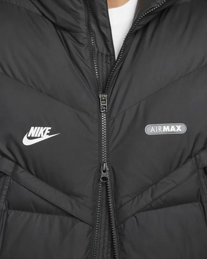 Men Nike Jackets Sportswear StormFIT Windrunner Air Max Blackblackwhite