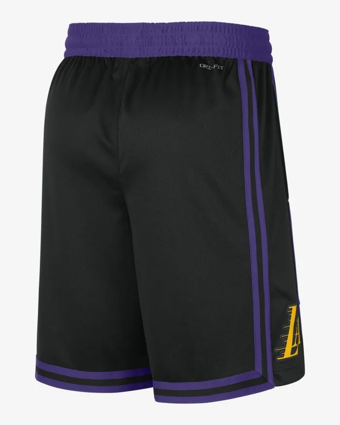 Men Nike Shorts Los Angeles Lakers City Edition 202324 Blackamarillo