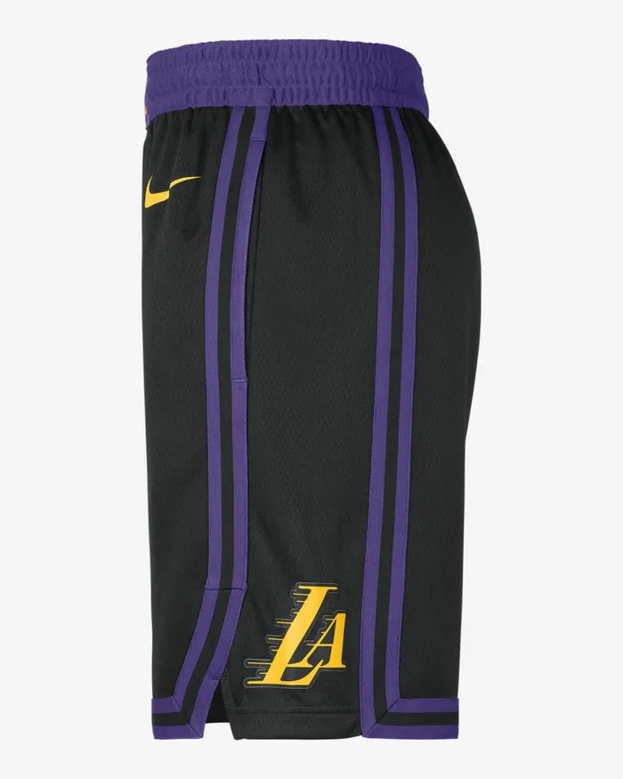 Men Nike Shorts Los Angeles Lakers City Edition 202324 Blackamarillo
